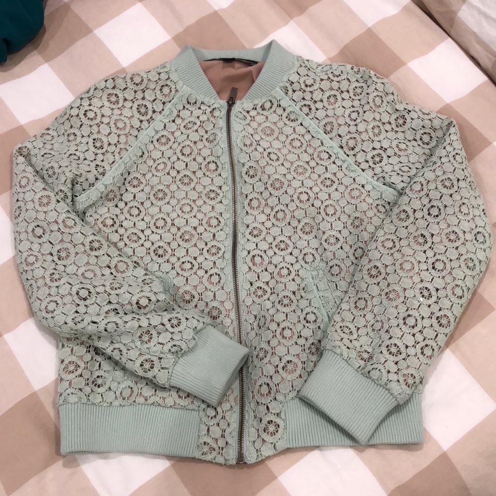 Victoria Beckham for target lace bomber jacket
